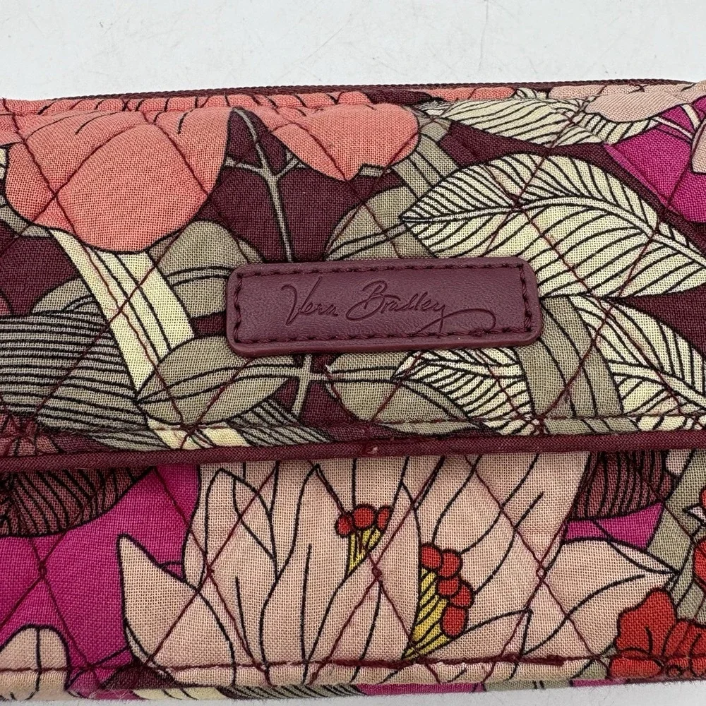 Vera Bradley Wallet Bohemian Blooms Pink‎ Floral Flowers - Picture 2 of 8